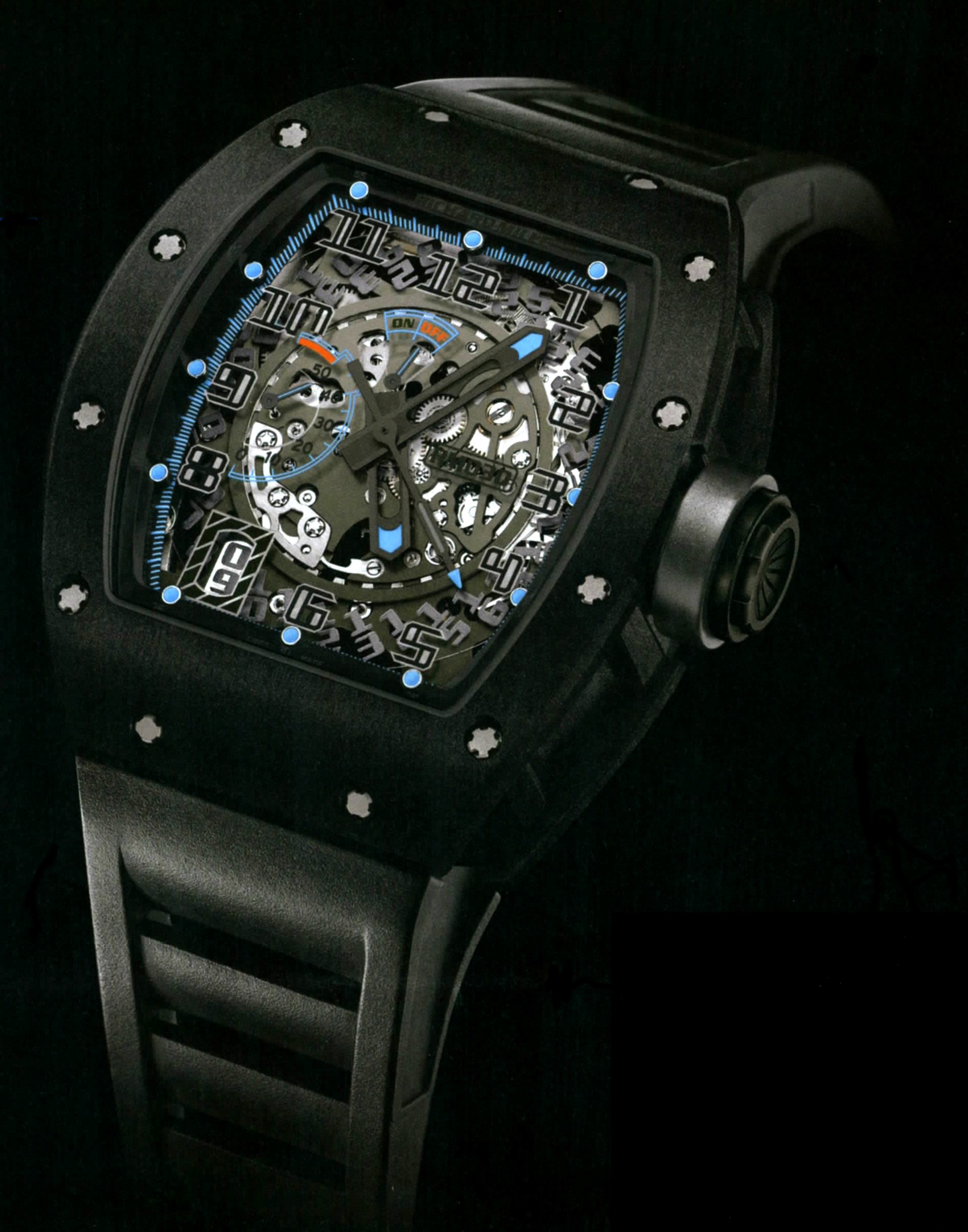 Replica Richard Mille RM 030 Watch RM 030 Kronometry 1999 Black DLC Titanium Replica Richard Mille RM 030 Watch RM 030 Kronometry 1999 Black DLC Titanium